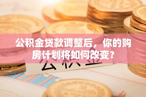 晋宁公积金贷款调整后，你的购房计划将如何改变？